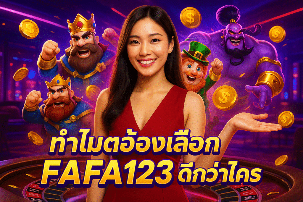 ทำไมต้องเลือก FAFA123 ดีกว่าใคร