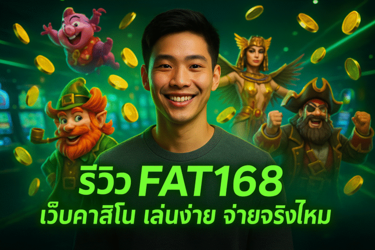 รีวิว FAT168 เว็บคาสิโน เล่นง่าย จ่ายจริงไหม
