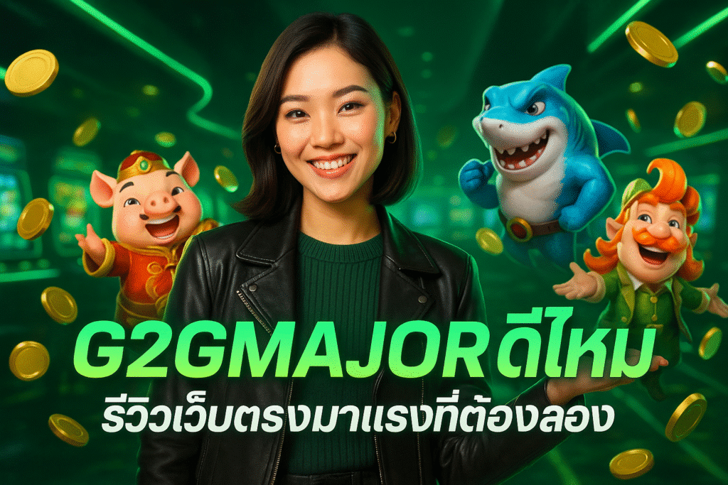 G2GMAJOR ดีไหม รีวิวเว็บตรงมาแรงที่ต้องลอง