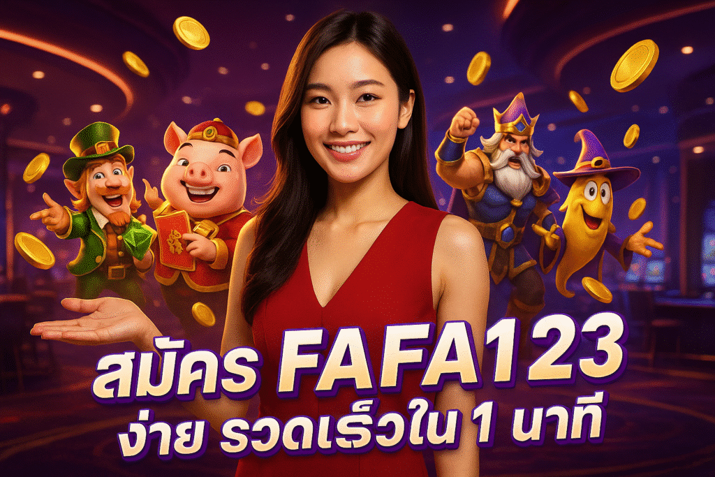 สมัคร FAFA123 ง่าย รวดเร็วใน 1 นาที