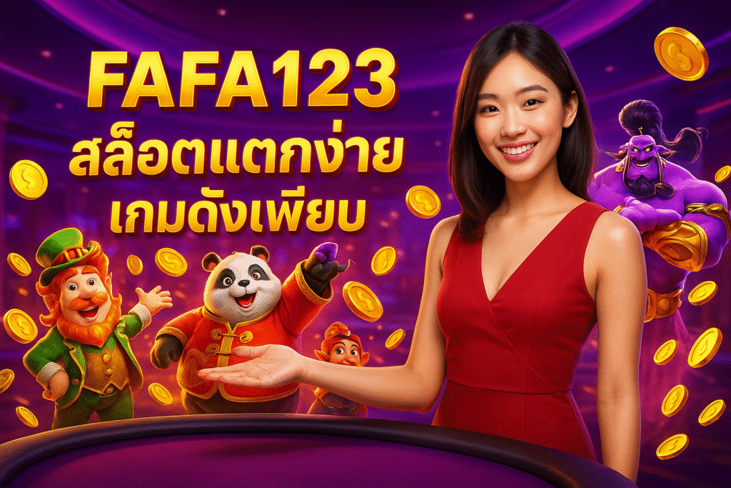 FAFA123 สล็อตแตกง่าย เกมดังเพียบ